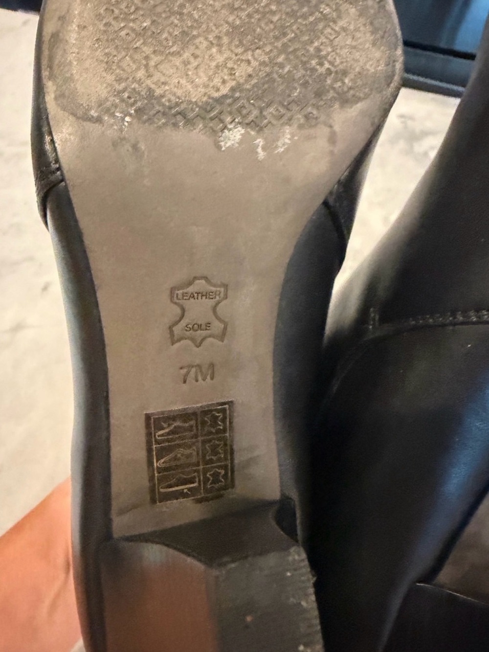 Tory Burch Womens 7 Black Leather Logo Ankle Booties Silver Hardware - Picture 8 of 10